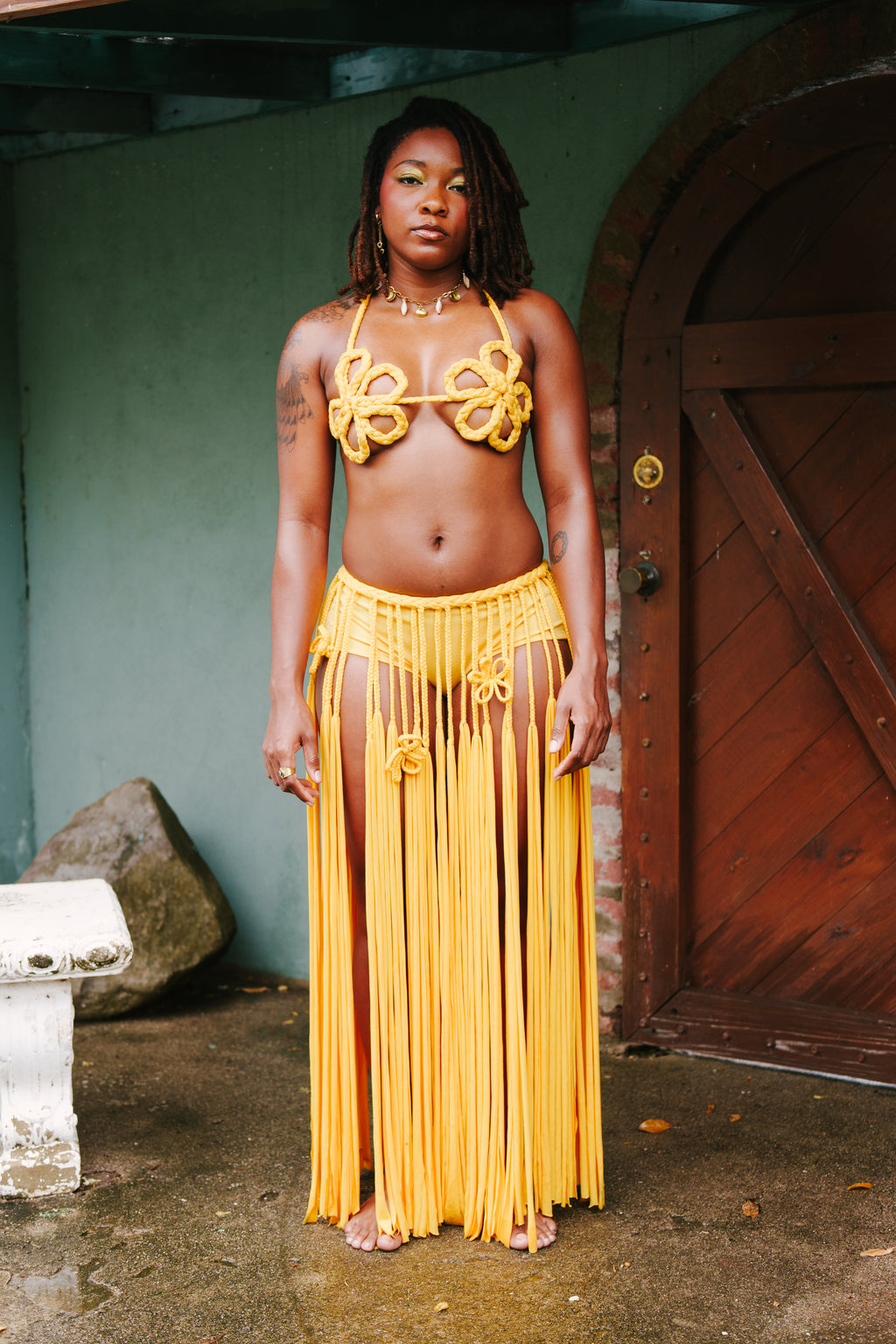 Hibiscus Breastplate Top