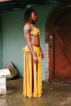 Hibiscus Breastplate X Runaway Fringe Skirt Set