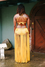 Hibiscus Breastplate X Runaway Fringe Skirt Set