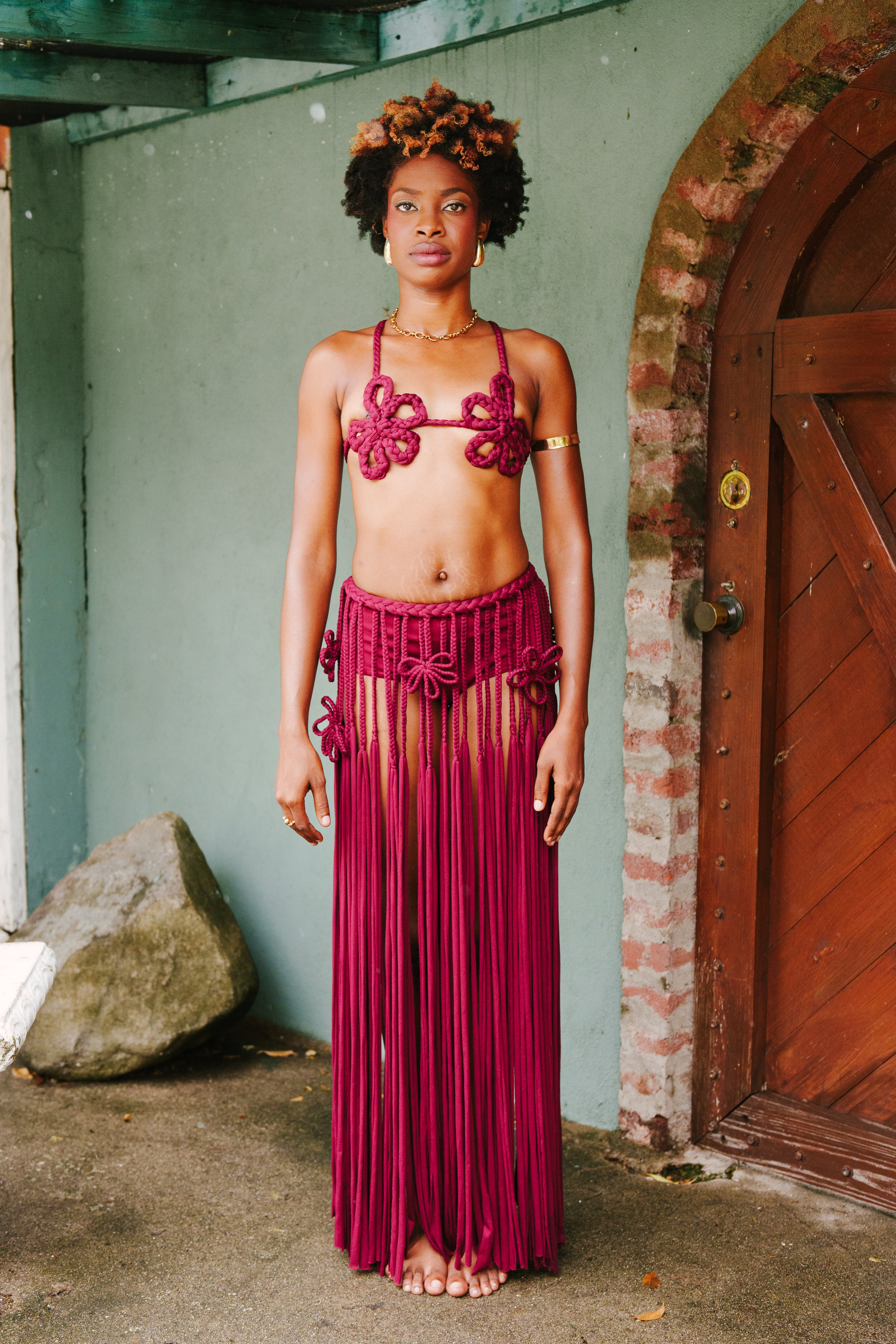 Hibiscus Breastplate Top